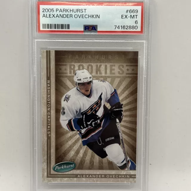 2005-06 Upper Deck Parkhurst #669 Rookie Card Rc Alex Ovechkin - Psa 6 🔥