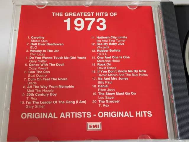 Various - The greatest Hits of 1973 - 1991 David Essex Status Quo Wizard Elton 2