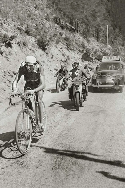 Poster Vintage Fausto Coppi - Affiche Cyclisme - Stampa Italiana