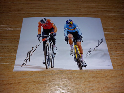 M Van der Poel #1 ALPECIN & TDF GIALLO 2021-6x4 Firmato Autografo foto-Stampa 