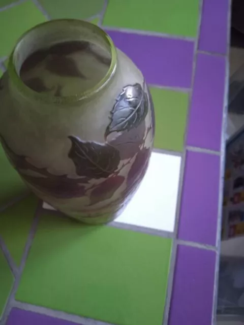 vase en pâte de verre D'Argental 3