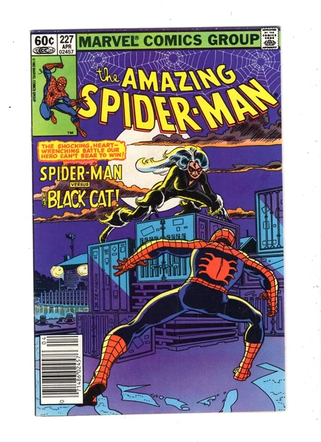 1982 Marvel Comics The Amazing Spiderman #227 Apr Versus The Black Cat! 7.5