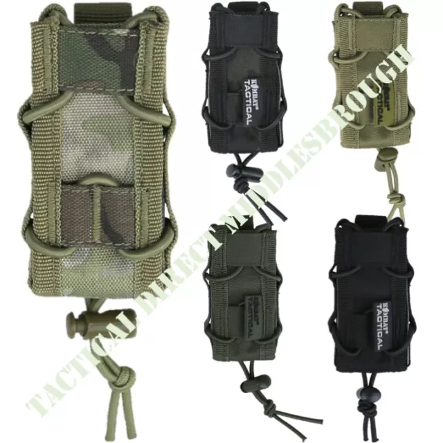 Single Molle Pistol Mag Pouch Tactical Sports Military Army Webbing Tool Airsoft