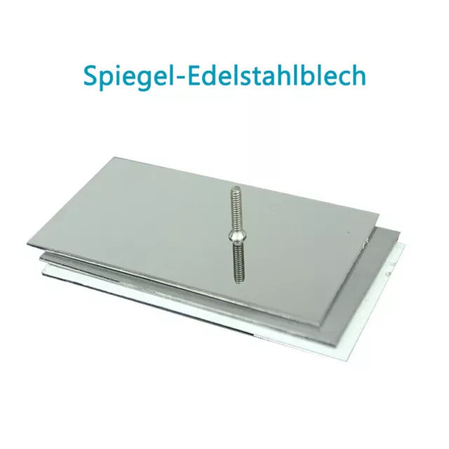 8K Spiegel-Edelstahlblech 201 Grade Edelstahl Blech Platte Dicke 1/1.5/2/3mm