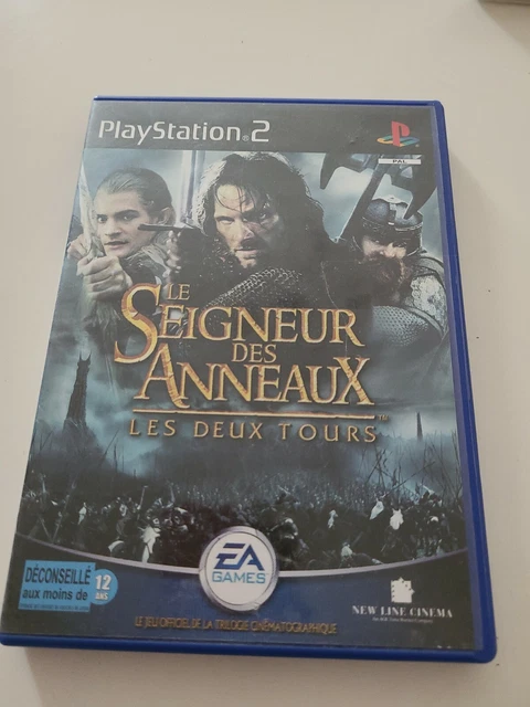 Jeu PS2 Le Seigneur Des Anneaux : Les Deux Tours - Version Française Complète - Bon état - Sortie 2005