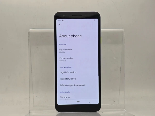 GOOGLE PIXEL 3A Black - 64GB - Black - Verizon $54.73