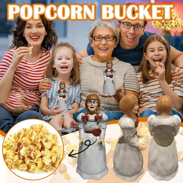 25 CM THE Conjuring: Last Rites Series Annabelle Popcorn Bucket Resin ...