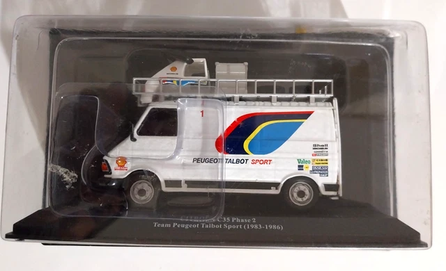 Rallye 1/43 Team peugeot Talbot Sport (1983-1986) Citroën C35 Phase 2 - Modélisme