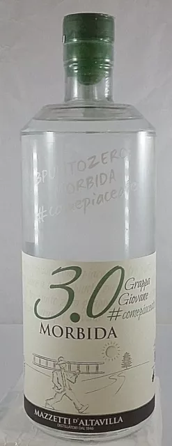 3 Grappa 3.0 MAZZETTI D'ALTAVILLA Srl Morbida Bianca cl70 Bt 7% SCONTO