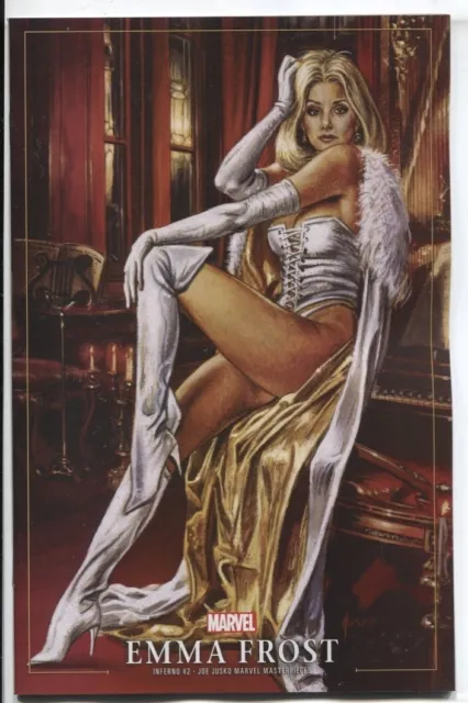 Inferno #2 Joe Jusko Marvel Masterpieces Sexy Emma Frost Variant Cover
