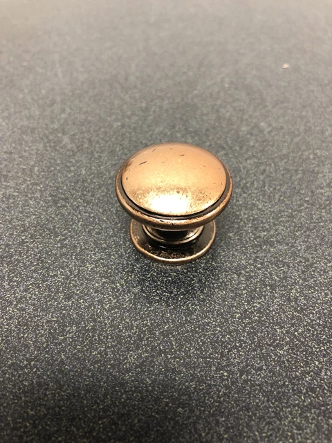 Hickory Williamsburg 1-1/4 Inch Mushroom Cabinet Knob - Antique Rose Gold