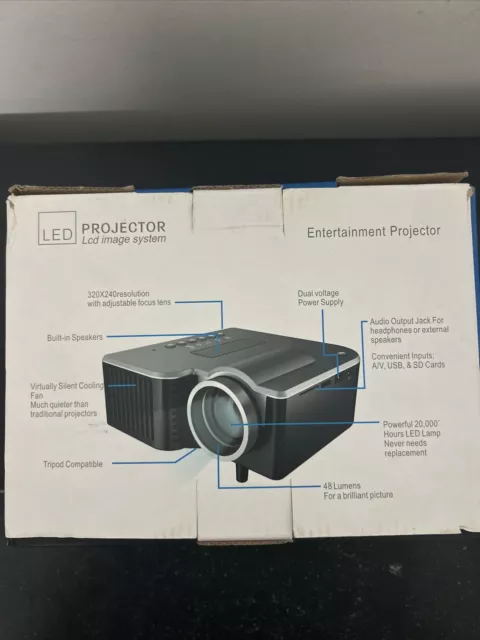 Excelvan LED Projector LCD Image System. Portable Home Projector 2