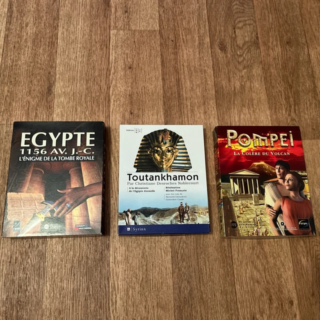 Lot De Jeux D'aventure CRYO : Égypte & Chine - Version PC FR - Big Box - Bon état