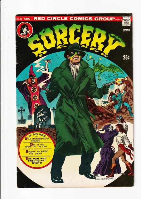 Sorcery #8 (Aug 1974, Archie) 1st Print Red Circle Comics 7.5