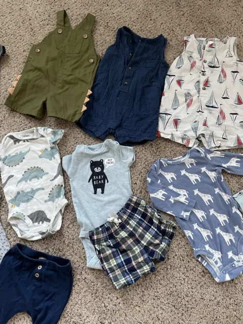 Bundle of 16 baby boy carters size 6 months 3