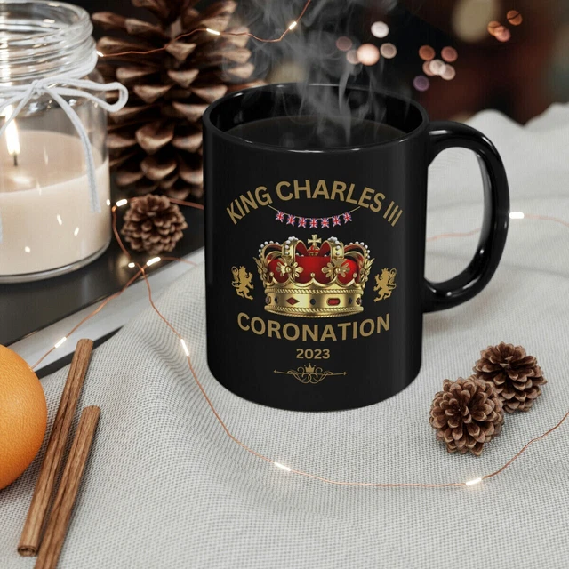 King Charles III Coronation 2023 Commemorative Print MUG Gift For Friend, Sister