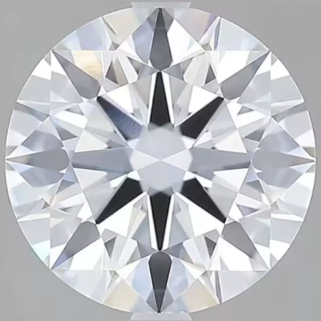 Certified Lab Grown Diamond 6 Ct Round Cut White D Color FL Grade loose Gemstone