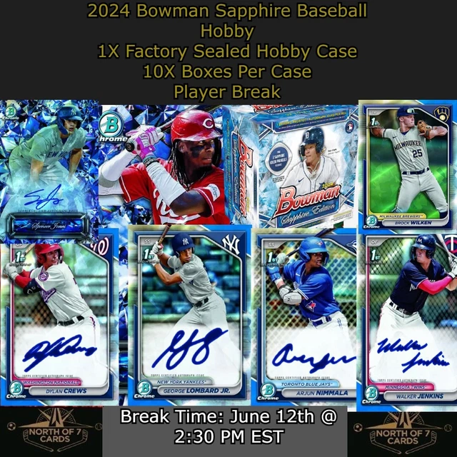 PETE CROWARMSTRONG 2024 Bowman Saphir Baseball 1X Hobby Case Break