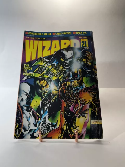 Wizard: The Guide to Comics May 1993 -Number 21 -Magazine With Youngblood Poster