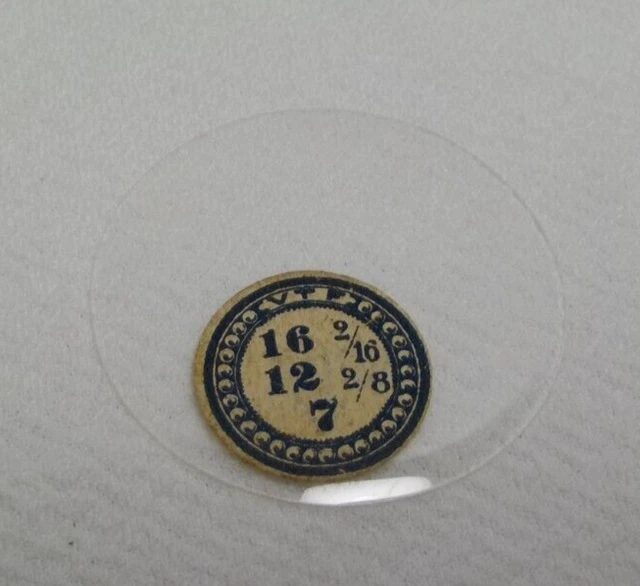 GLASS POCKET WATCH Crystal New Old Stock Size 16 2/16 Replacement