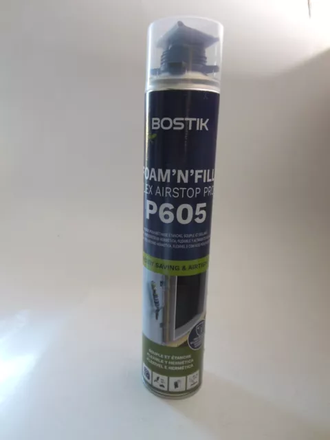 Mousse polyuréthane / Mousse expansive / Mousse PU BOSTIK P605 FOAM’N’FILL