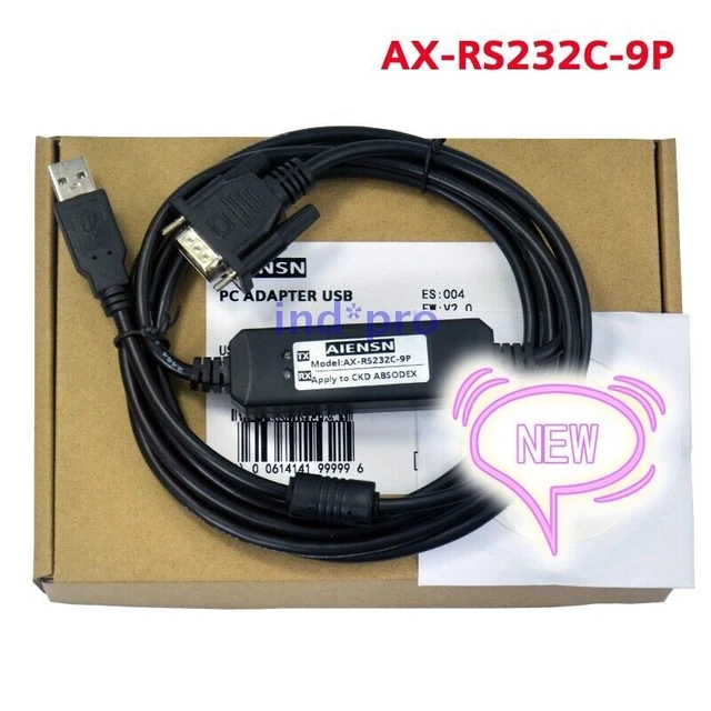FOR CKD SERVO driver ABSODEX debugging cable AX-RS232C-9P #W5 $107.77 ...