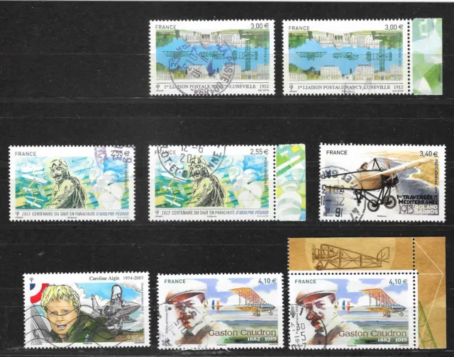 Yvert  Luftpost - Poste aérienne PA 75, 75a, 76, 76a, 77, 78, 79, 79a