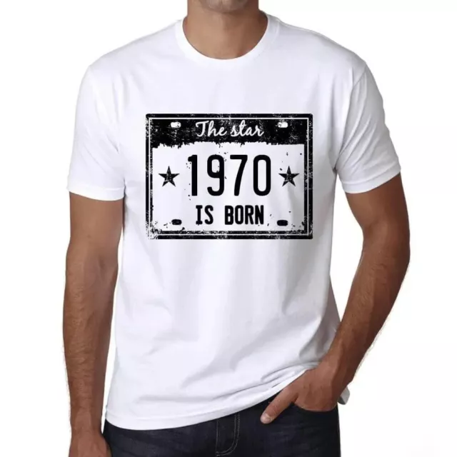 ULTRABASIC Homme Tee-Shirt La Star Est Née En 1970 The Star Is Born in 1970