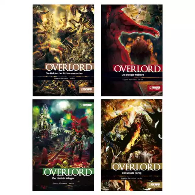 Overlord Light Novel Roman Band 1 2 3 4 Hardcover zur Auswahl NEU&OVP