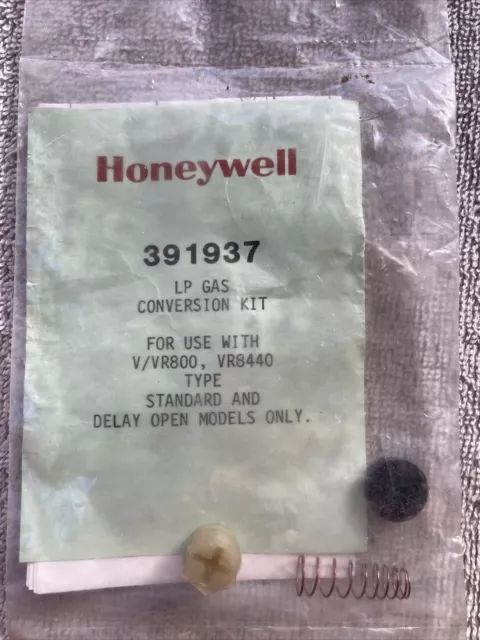 Honeywell 391937  LP Propane Gas valve Pressure Regulator Conversion Kit