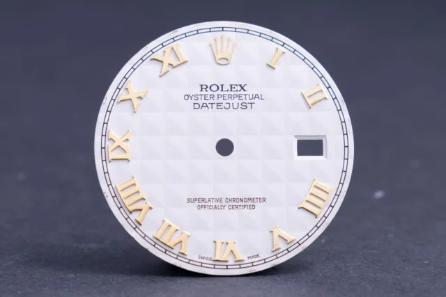 Rolex Datejust Cream Pyramid Roman Dial for Mod... FCD19828