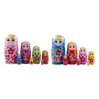 Adora 5 pcs mignon nidification poupées adorable lion russe empilage poupées 