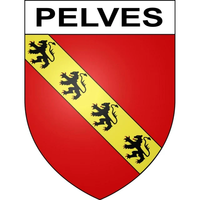 Autocollant Blason De Douriez (62) - Sticker Adhésif écusson Ville, Neuf, Fabriqué En France