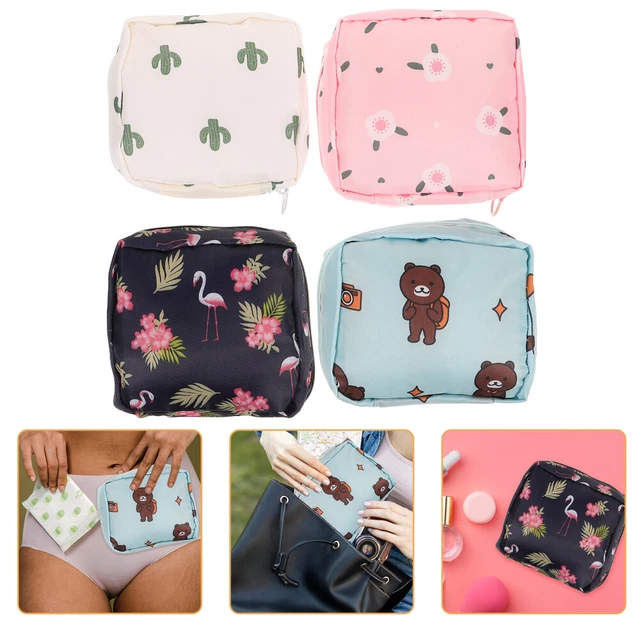 Sacs de rangement pour période, 4 pièces, pochette pour , support pour
