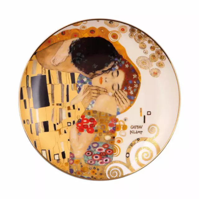 Goebel Wandteller Gustav Klimt - Der Kuss, Artis Orbis, Fine Bone China, 21 cm