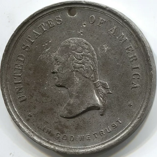 1889 Centennial Commemoration - George Washington Medal - Chicago - Lot #TT 2569
