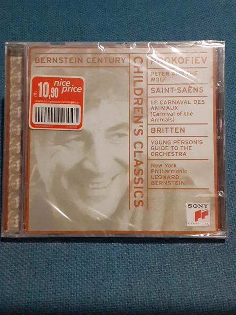 Prokofiev, Saint Saens,Britten - Peter And The Wolf. Bernstein.cd Sony Sigillato