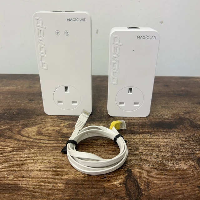 DEVOLO MAGIC 2 WiFi PASS-THRU STARTER KIT 3058 & 3007 £30.00 - PicClick UK