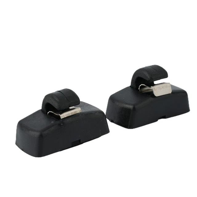 Clips De Fixation Pour Pare-soleil Porsche 924/944/968 - Paire Noire, Référence 94473143900