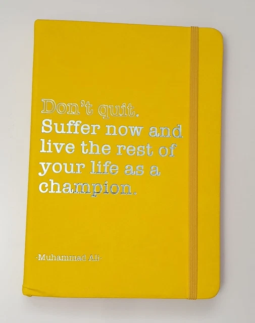 A5 Notebook ruled with motivational quote 192 pages perfect gift for Fathers day