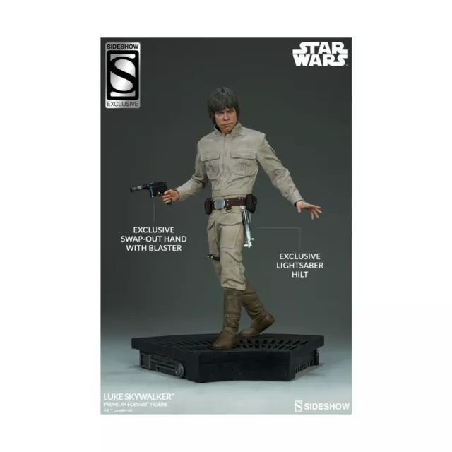 Sideshow Collectibles Star Wars Luke Skywalker (Exclusive Premium Format) New