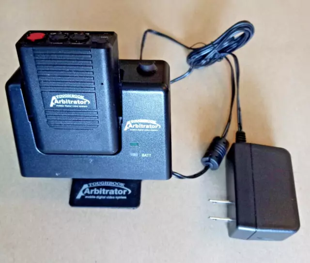 Panasonic CCR24PNA Toughbook Arbitrator Wireless Mic, Cradle Charger and Stand