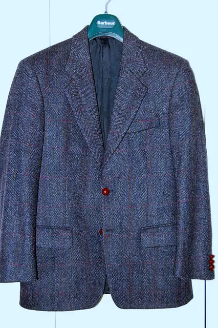 Americana Blazer de tweed azul Marks & Spencer, Nuevo, talla 36 UK (46 euro)