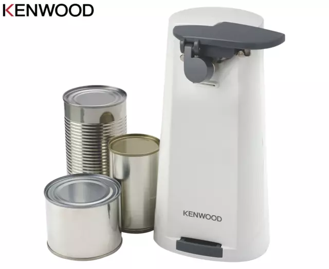 Kenwood 3-in-1 Electric Can Opener & Knife Sharpener - Brilliant White CAP70AOWH