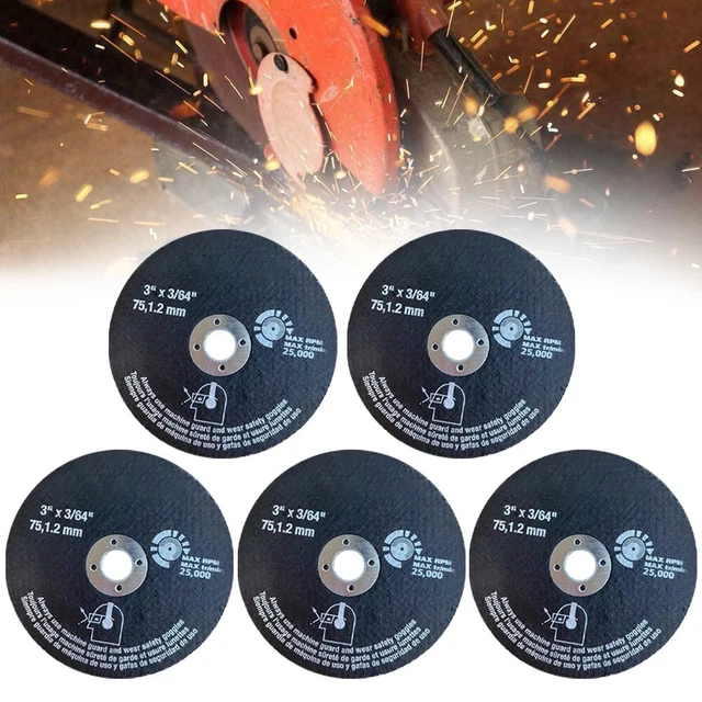Lot De 10 Disques De Coupe Pour Meuleuse 100 Mm - Pour Métal - Résine Renforcée Double Couche - 8