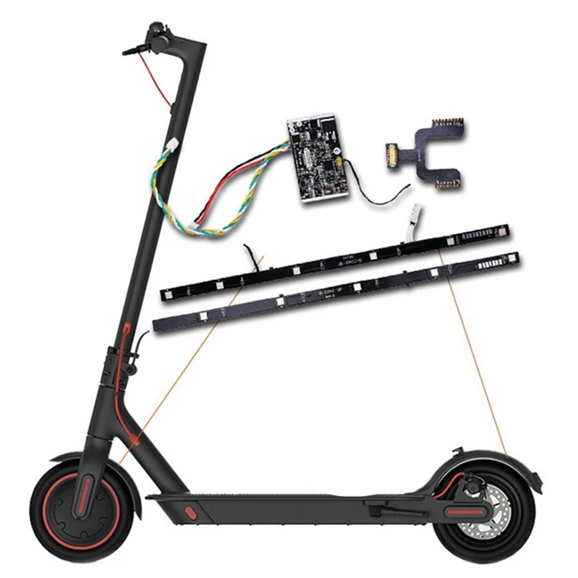 Kit Contrôleur + Afficheur Pour Trottinette E9T – 36V 350W, Alliage Alu, Blanc, Poids Total 227g, Installation Facile
