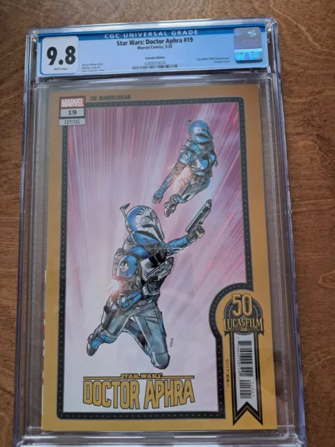 Star Wars DOCTOR APHRA #19~CGC 9.8 Sprouse Variant~1st Bo-Katan Cover