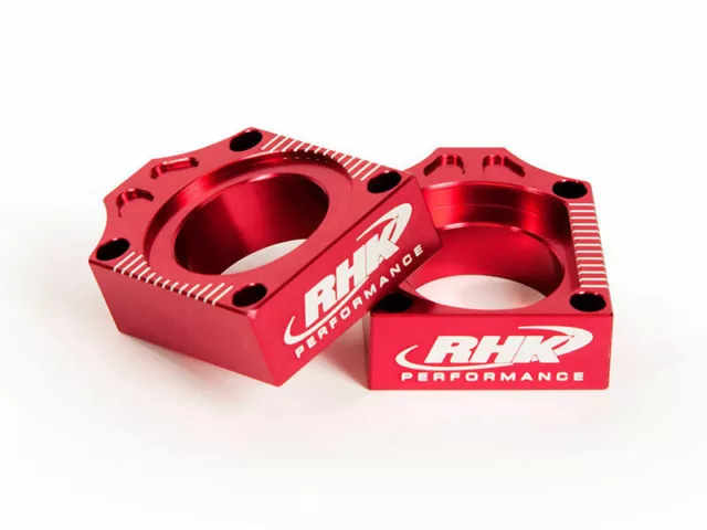 Rhk Mx Axle Block Kit Red Honda Crf 250R Crf250R Crf450R 450R 2009-2015 Moto