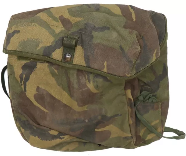 British Military DPM Camo Haversack Gas Mask Shoulder Dispatch Bag Satchel Pouch