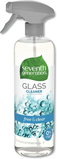 Natural Glass And Surface Cleaner, Free And Clear/Unscented,